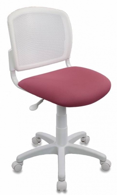 Кресло детское Бюрократ CH-W296NX/26-31 Белый Розовый