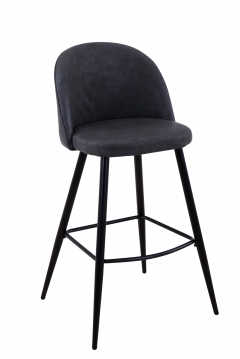Барный стул Лион Темно-серый