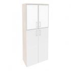 Шкаф высокий широкий ONIX O.ST-1.7R white Денвер Светлый/Белый