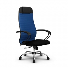 Офисное кресло МЕТТА Комплект 21, Основание 17833 Синий Black