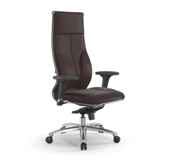 Кресло руководителя Мetta L 1m 46/2D Infinity Easy Clean MPES Комплект 1 Темно-коричневое