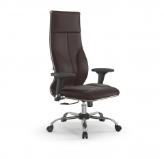 Кресло руководителя Мetta L 1m 46/2D Infinity Easy Clean MPES Комплект 5 Темно-коричневое