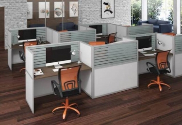 Перегородка со стеклом 1150 мм Skyland RAND RP115SG90 Серый