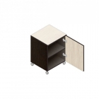 Тумба подкатная Альтерна Р.Т-1 Венге/Дуб молочный