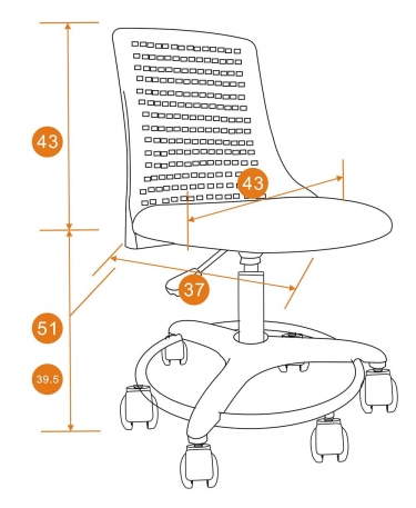 Кресло детское Tetchair Kiddy Розовый