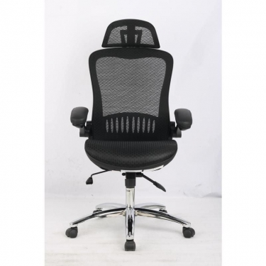 Кресло руководителя EChair-552 TTW Net 526697 Черное