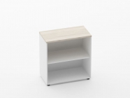 Шкаф 1 широкий открытый Персона Грата Deka 10.08.101 Дуб Сантана светлый/Белый