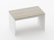 Стол прямой Персона Грата Deka ЛДСП каркас 75.07.12 Дуб Сантана светлый/Белый