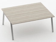 Стол для переговоров Персона Грата Deka Л-обр.каркас 74.145.18 Дуб Сантана светлый