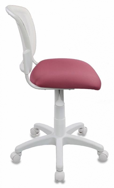 Кресло детское Бюрократ Бюрократ CH-W296NX/26-31 Белый Розовый