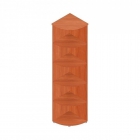 Шкаф для документов узкий Альтерна Р.У-1П вишня Оксфорд