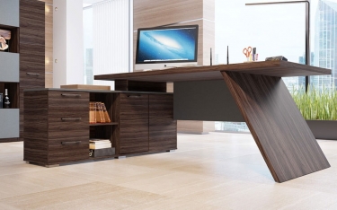 Стол письменный 90 левый POINTEX IRV30310101 Олива