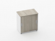 Тумба-купе Персона Грата Deka 9.02.08 Дуб Сантана светлый/Белый