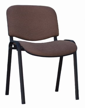 Стул ZP_UP_EChair Rio ИЗО чёрн ткань коричневая 550722