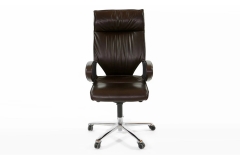 Modus Эргономичное кресло для руководителя 284/81 87/89 dunkel braun frame and armrest cromium-plated