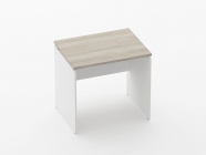 Стол прямой Персона Грата Deka ЛДСП каркас 75.06.08 Дуб Сантана светлый/Белый