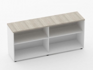 Тумба открытая Персона Грата Deka 9.01.165 Дуб Сантана светлый/Белый