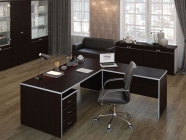 Комплект мебели для кабинета руководителя Swift 02 Темный дуб