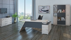 Комплект мебели для кабинета руководителя Irvin 03 Светлый дуб