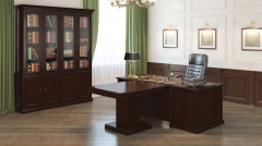 Комплект мебели для кабинета руководителя Oxford OXD07 Темный дуб