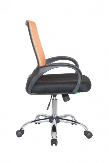 Кресло оператора Рива Riva 8099 Черный-оранжевый