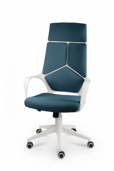 Кресло офисное Норден IQ CX0898H-0-56 White Blue