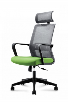 Кресло офисное Интер CH-180A-OA2016АК30-67 Зеленый Серый