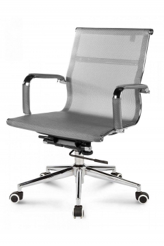 Кресло офисное Хельмут LB HA-102-01 низкая спинка Серый