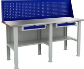 Верстак ЗМК Промет Expert WS WTS200.F2/F2/F2.210 Сине-серый