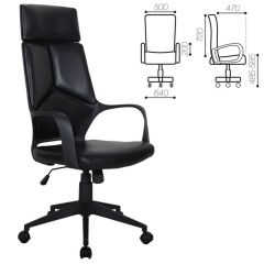 Кресло офисное BRABIX Prime EX-515 экокожа Черный