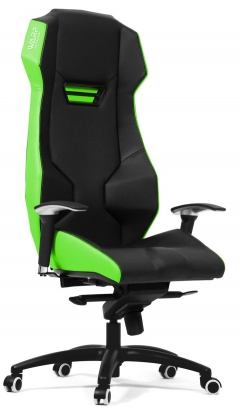 Геймерское кресло WARP Ze Зеленый/черный