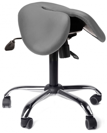 Раздвоенное кресло-седло Gravitonus EZDuo Серый