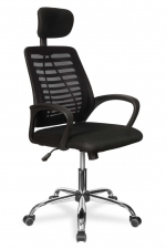 Кресло для руководителя CLG-422 MXH-A Black