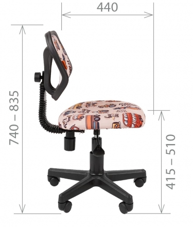 Детское кресло Chairman CHAIRMAN KIDS 106 Black Принцессы