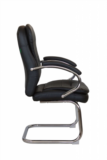 Кресло для посетителя Рива Riva 9024-4 Черный