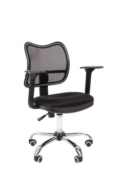 Офисное кресло для оператора CHAIRMAN 450 Chrome New Черный