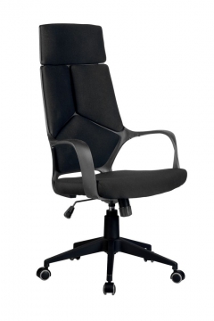 Кресло оператора Riva Chair 8989 черный пластик Черный