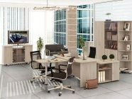 Набор мебели для офиса Лидер 3 Дуб Кронберг