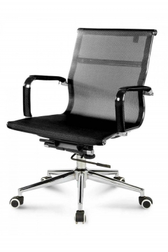 Кресло офисное Хельмут LB HA-102-01 низкая спинка Черный