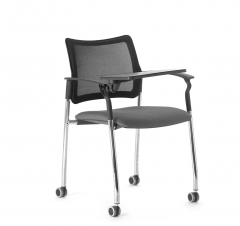 Кресло со столиком на колесах Pinko Mesh cast MH YI363 Arms+WT