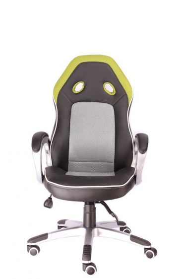 Кресло геймерское Everprof Everprof Drive TM Экокожа Зеленый