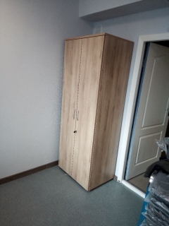 Шкаф для одежды большой с замком Альфа 64.42 Дуб Кронберг