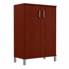 Стеллаж с дверью ДСП Skyland В420.6 Бургунди