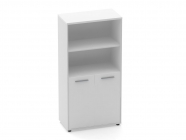 Шкаф 3 широкий 2 полки открытые, 2 полки закрытые Персона Грата Deka 10.16.111 Белый