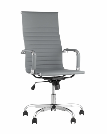 Кресло руководителя Stool Group TopChairs City Серое