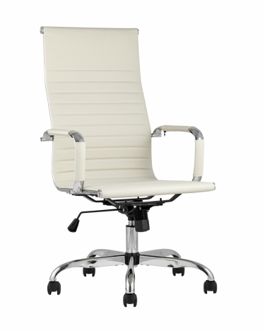Кресло руководителя Stool Group TopChairs City Бежевое