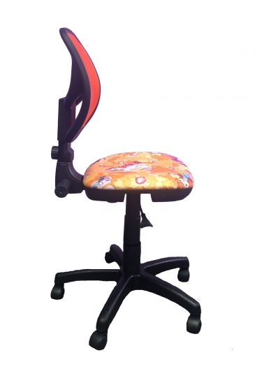 Детское компьютерное кресло Libao LB-C05 Сетка оранжевая / Пони