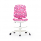 Детское компьютерное кресло Кресло на белой крестовине LB-C16 Розовый