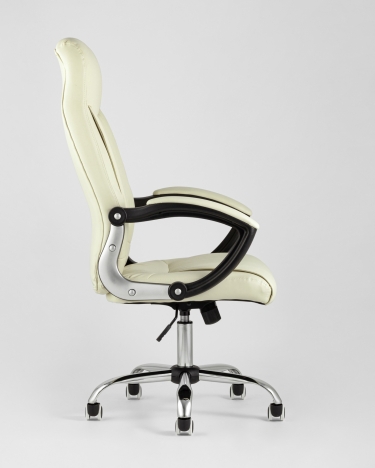 Кресло руководителя Stool Group TopChairs Tower Бежевое