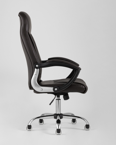 Кресло руководителя Stool Group TopChairs Tower Коричневое